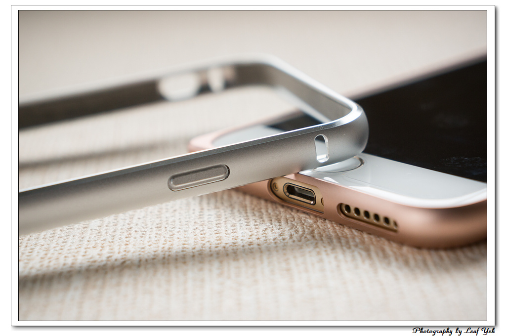 Baseus(倍思)、TOTU DESIGN 潤系列 、 iPhone 6 超薄超輕量金屬鋁邊框 (無I6 plus)(2014.10.18補) @葉影瓶像