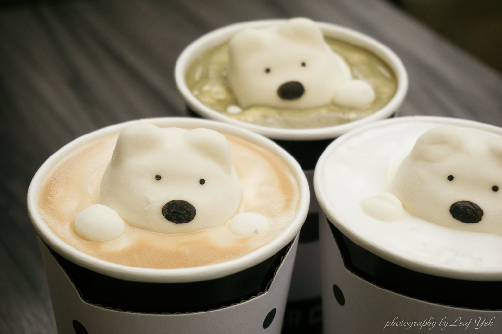 POLAR CAFE,寶拉咖啡,台北東區咖啡館,北極熊咖啡,棉花糖拿鐵,北極熊拿鐵