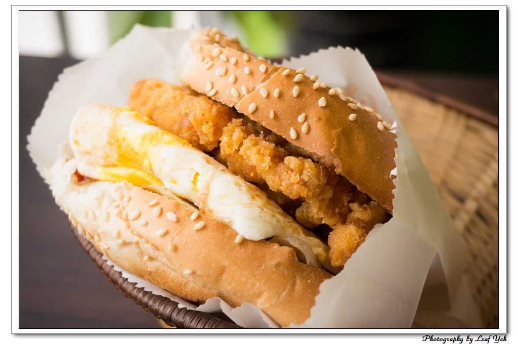 【台北】在地精緻早餐│漢堡大亨 、 東湖國小正後方 @葉影瓶像