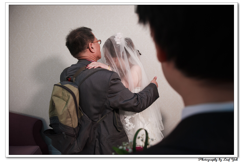 葉影瓶像。婚禮紀錄